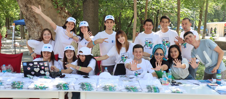 Youth campaign in Uzbekistan on the occasion of International Youth Day