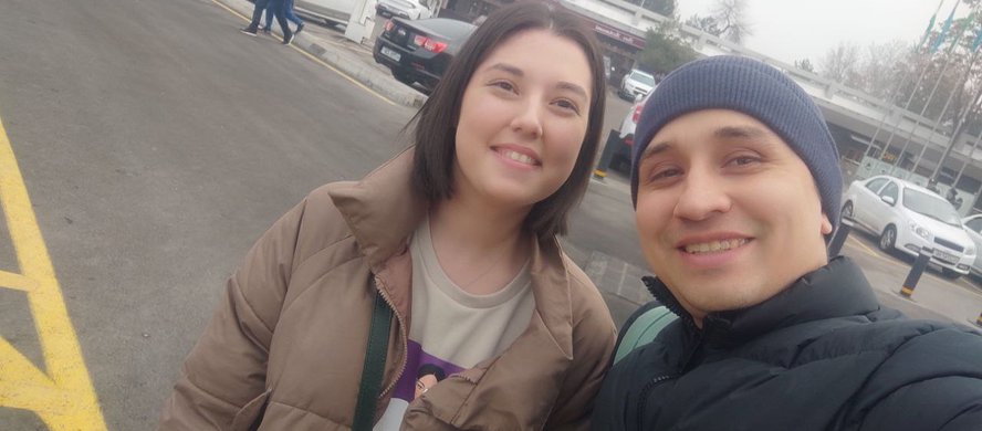Welcome the first guest from Kazakhstan