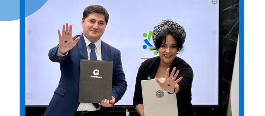 🎉 Garant Bank әм Өзбекстан Волонтёрлер Ассоциациясы хамкорлық тоғрысында меморандумға қол қойды!