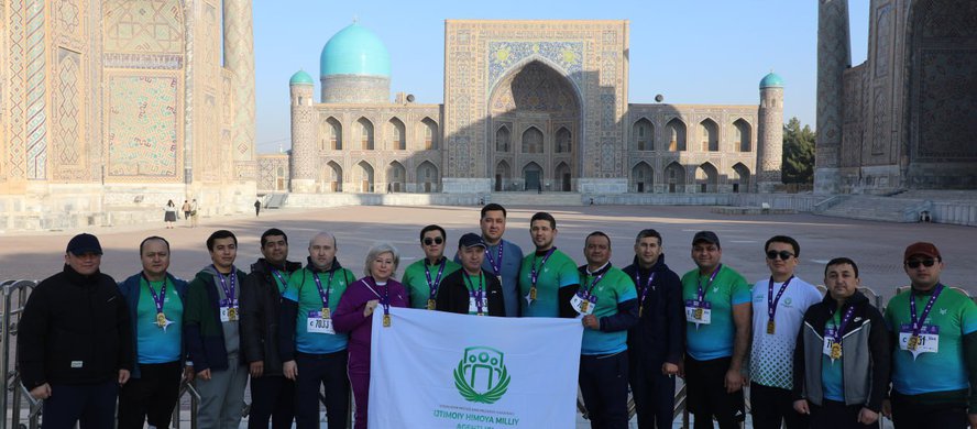 Национальное агентство социальной защиты приняло участие в “Samarkand Marathon 2025”