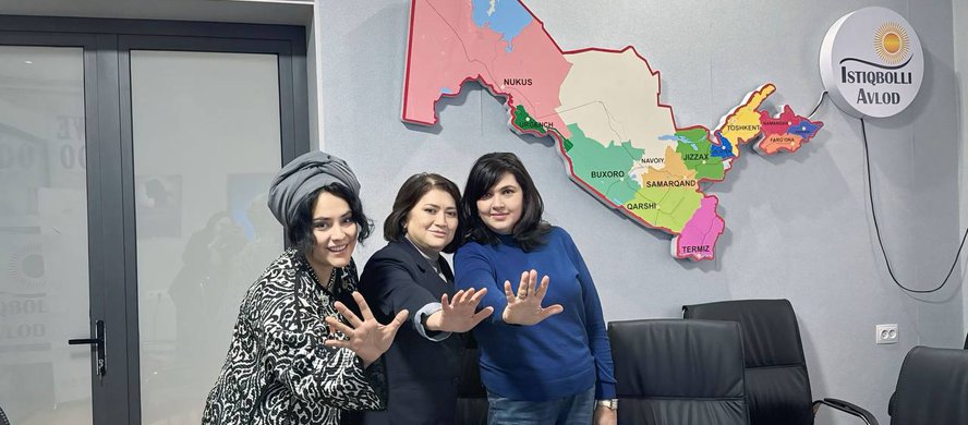 Dear volunteers of Tashkent city, Tashkent region, Fergana, Namangan and Andijan!